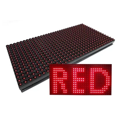 ماژول LED تک رنگ قرمز P10 32x16 نقطه